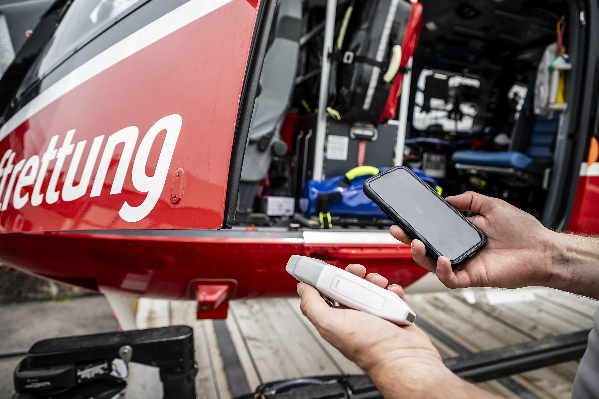 Mobile Ultraschalldiagnostik im Einsatz zur Unterstützung notfallmedizinischer Entscheidungen